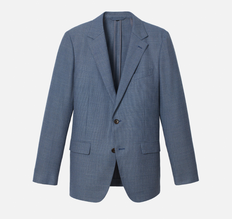 Unconstructed Italian Wool Blazer