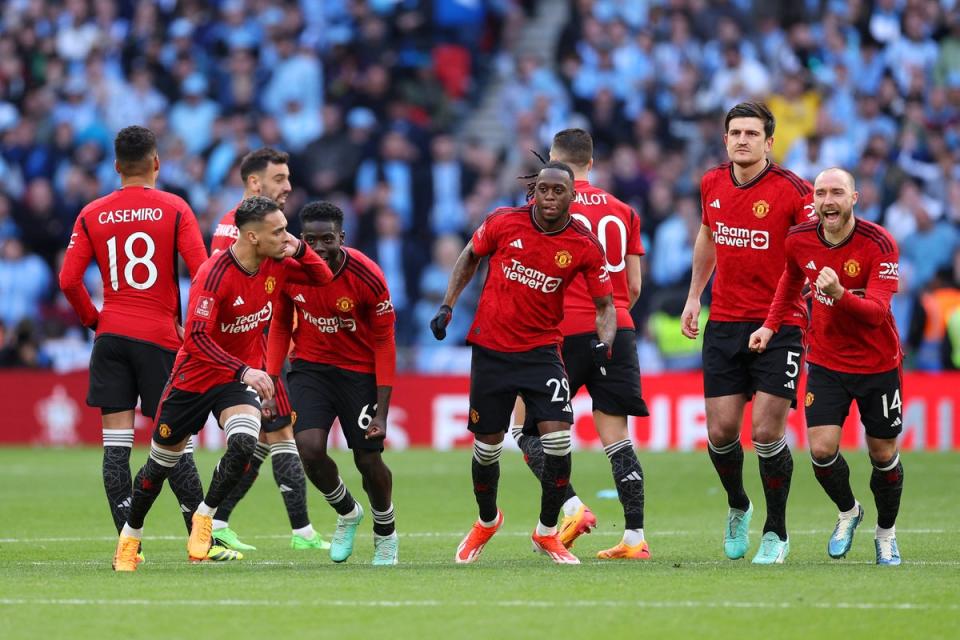 Antony celebrated by goading the beaten Coventry players (Getty)