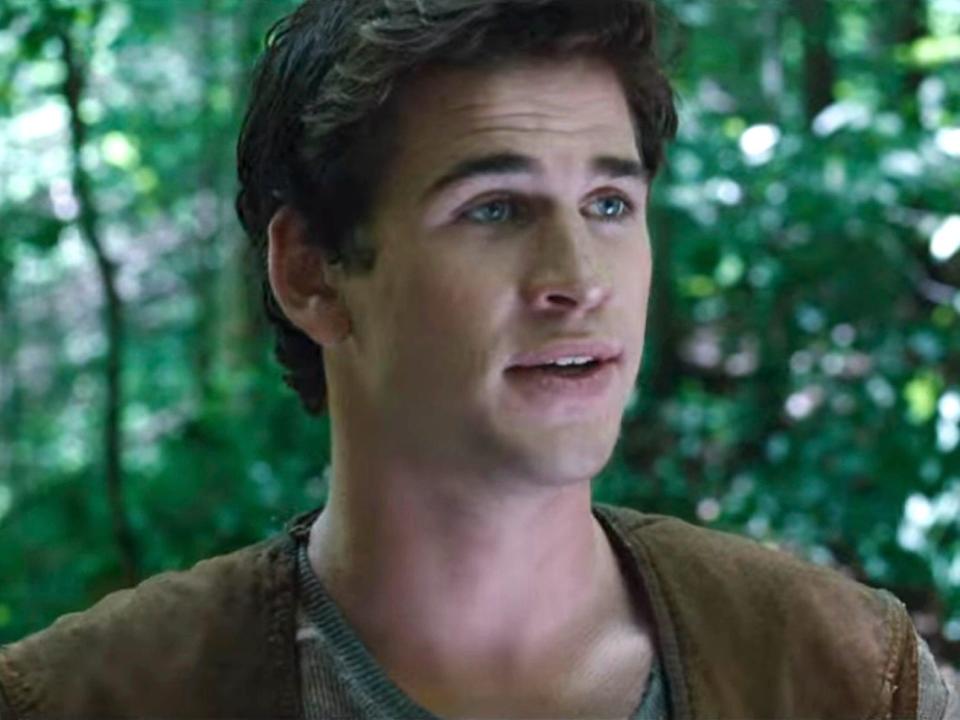 Liam Hemsworth as Gale in "The Hunger Games."