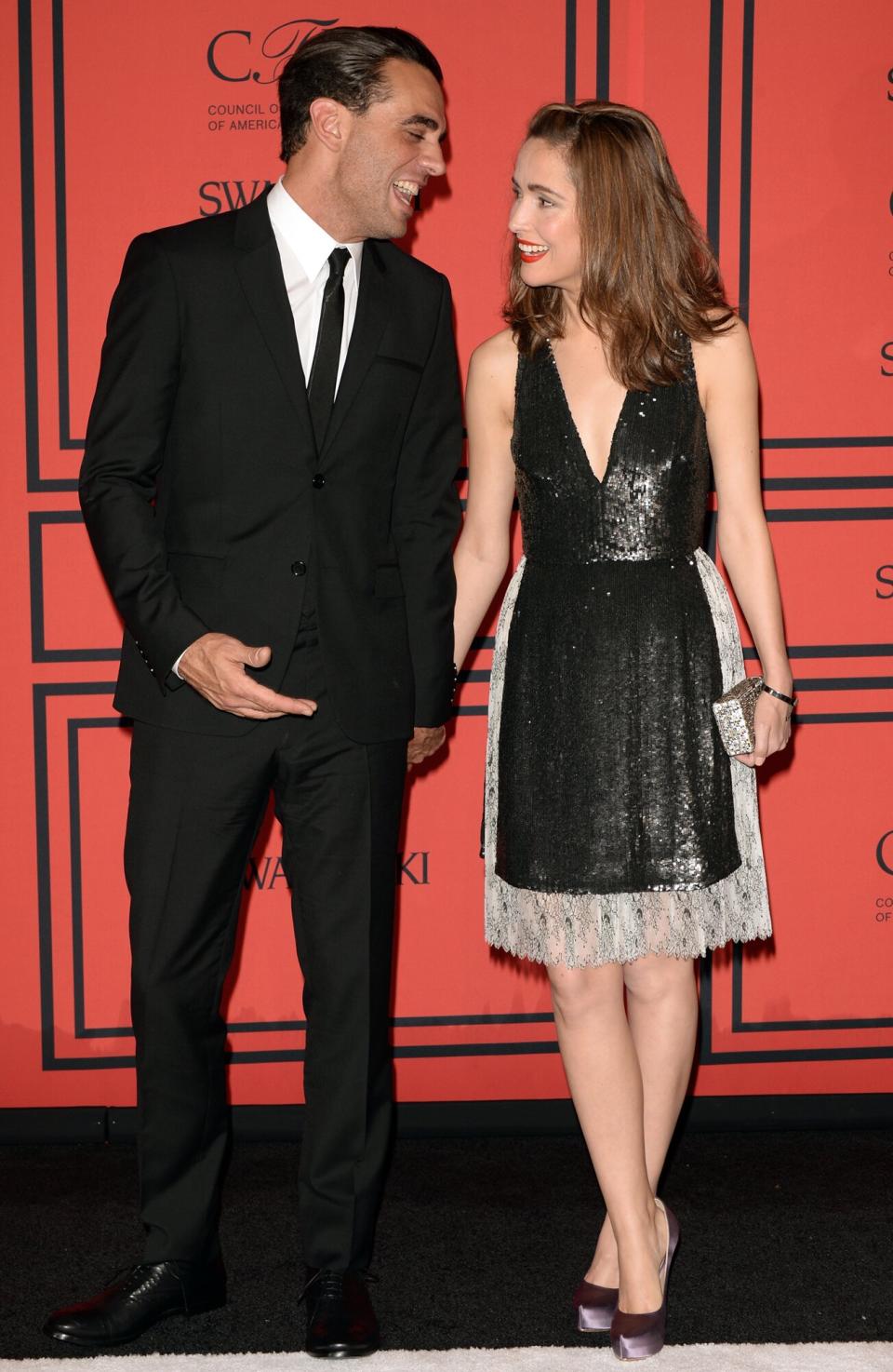 Bobby Cannavale and Rose Byrne attend 2013 CFDA Fashion Awards at Alice Tully Hall on June 3, 2013 in New York City