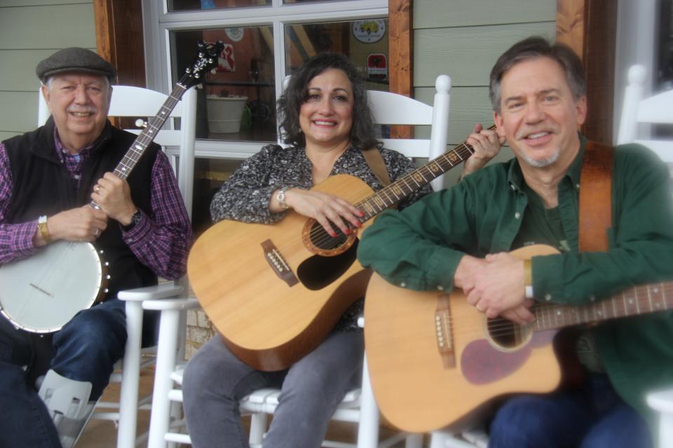 The Missing Goats will perform traditional Irish music. They are Tom Beehan, from left, Mary Tuskan and Steve Reddick.