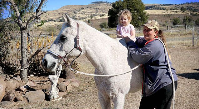 Nicole Bunston and her two-year-old daughter Hope. Photo: Nicole Bunston/ Facebook