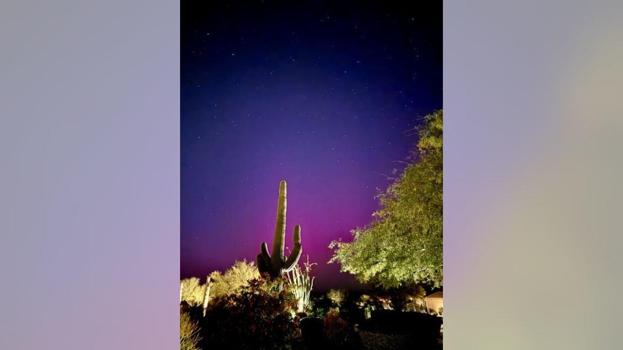 <div>We might be sharing all the Northern Lights photos weve gotten from this past weekend for a while! Thanks to Brooke for sharing this photo taken in Scottsdale</div>