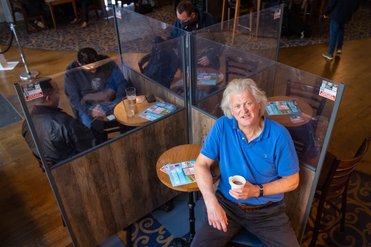 Founder of JD Wetherspoon Tim Martin  said there was “no limit” on the price of a pint  (PA Archive)