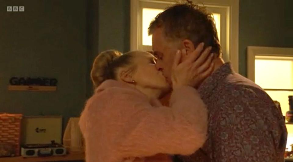 kellie bright as linda and shane richie as alfie in eastenders