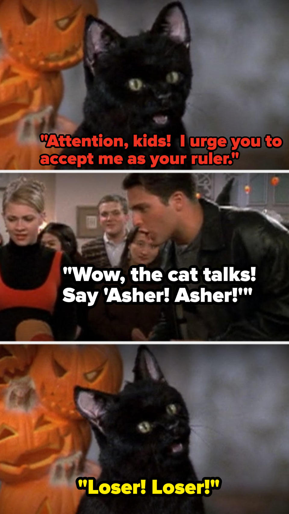 Salem teases a boy attending Sabrina's party, Asher, and calls him a loser
