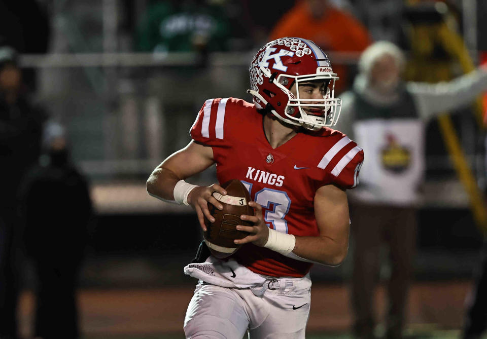 Kings' QB Will Kocher was named the ECC Offensive Player of the Year last season after throwing for 4,741 yards, running for 750 yards and totaling 65 touchdowns.
