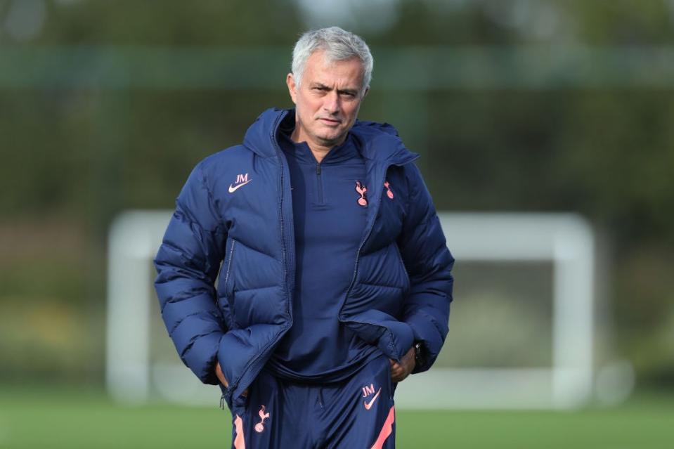 Spurs boss Jose Mourinho (Tottenham Hotspur FC via Getty I)