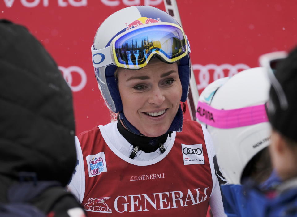 Lindsey Vonn won’t be going to the White House (AP Photo)