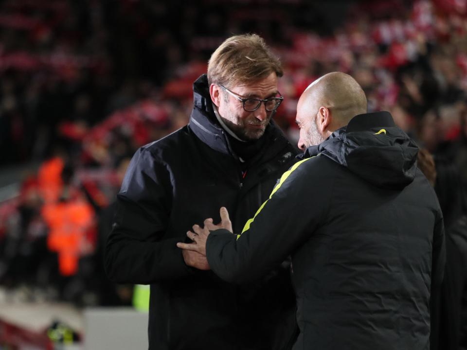 Even Klopp and Guardiola are at risk of being sacked (Getty)