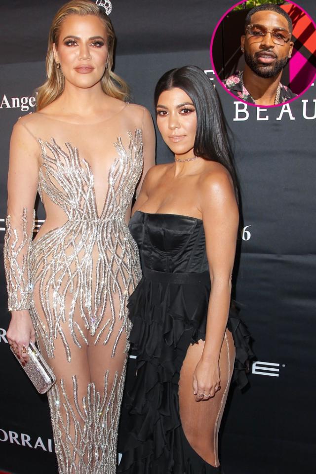 Khloe Kardashian and Kourtney Kardashian