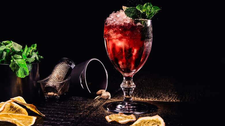 A sangaree cocktail