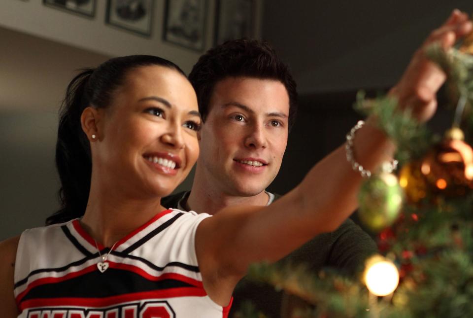 Naya Rivera and Cory Monteith in a Season 2 episode of "Glee." (Photo: FOX via Getty Images)