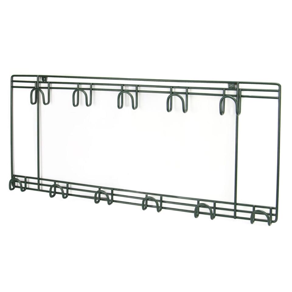 Garden Tool and Accessory Rack - Dark Green