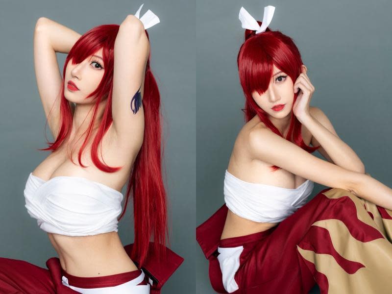 中國COSER「比比」最近出了寫真集，引日媒讚嘆。（翻攝自chicos_KODANSHA推特）