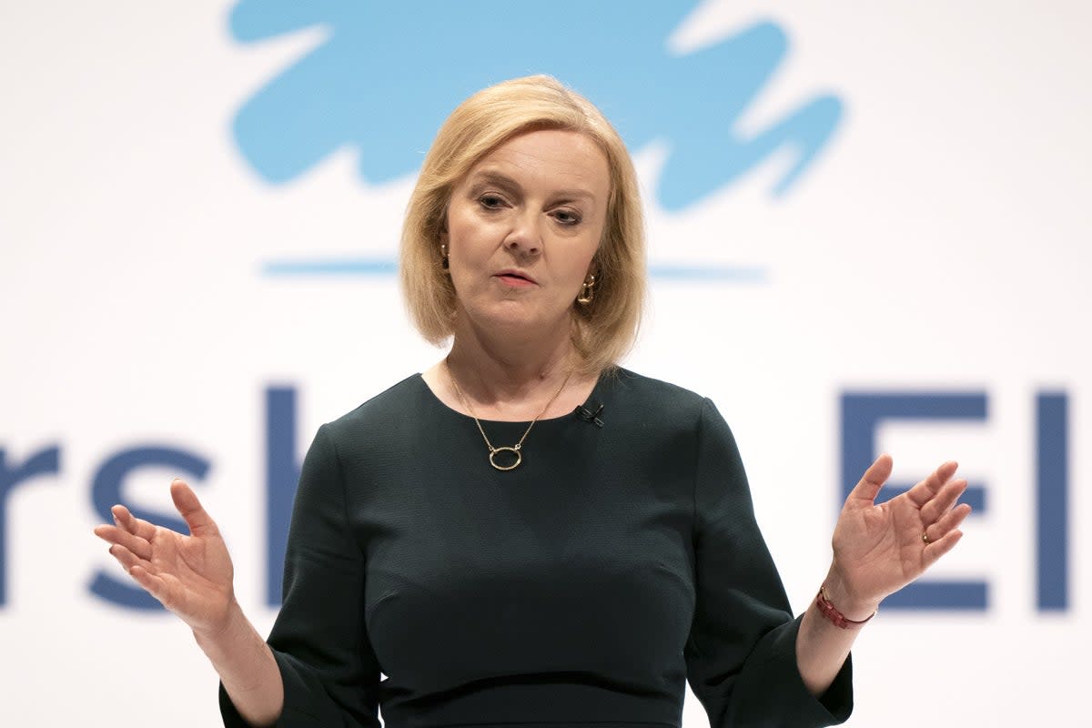 Liz Truss (jane Barlow/PA) (PA Wire)