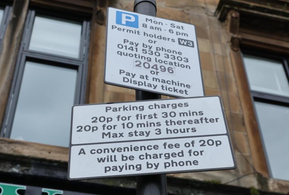 Glasgow Times: The signage at 205 Byres Road (April 25, 2024)