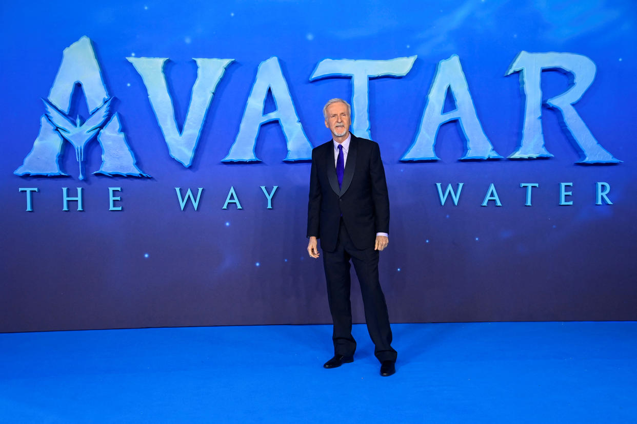 Director James Cameron arrives at the world premiere of 'Avatar: The Way of Water' in London, Britain December 6, 2022. REUTERS/Toby Melville