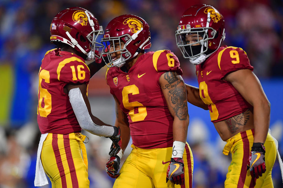 Nov 19, 2022; Pasadena. Mandatory Credit: Gary A. Vasquez-USA TODAY Sports