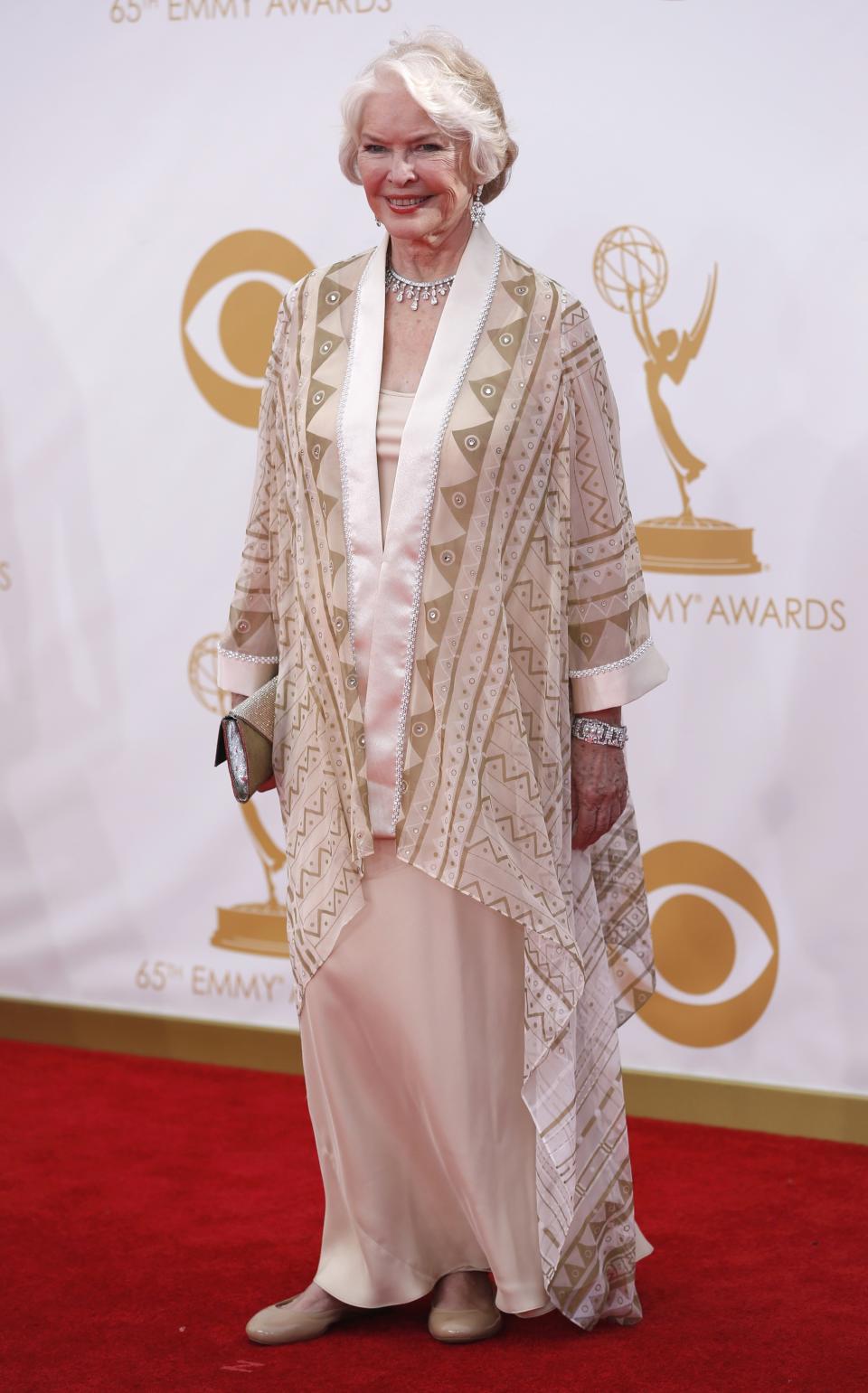 Actress Ellen Burstyn arrives at the 65th Primetime Emmy Awards in Los Angeles