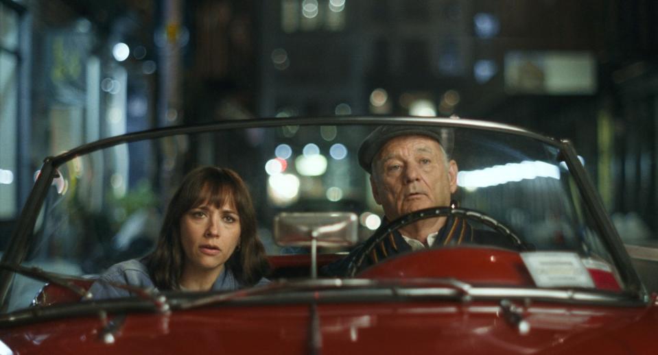 Rashida Jones and Bill Murray in the movie "On the Rocks."