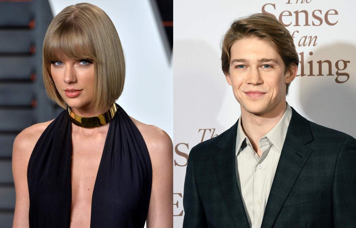 Taylor Swift and Joe Alwyn. (Photo: Getty Images)