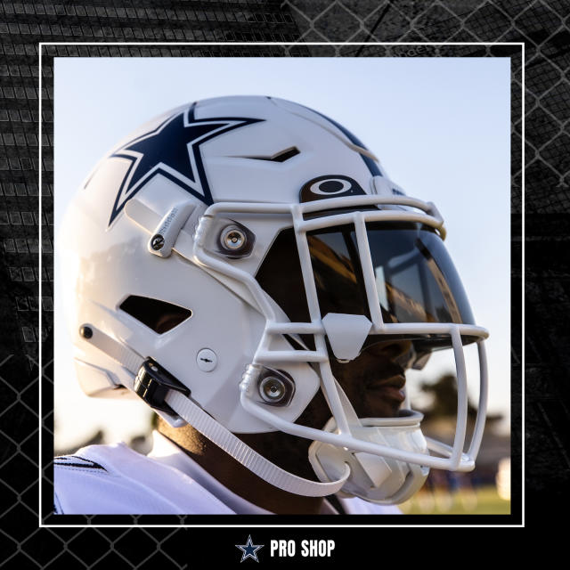 LOOK: Cowboys selling new matte white helmets for game vs. Tennessee