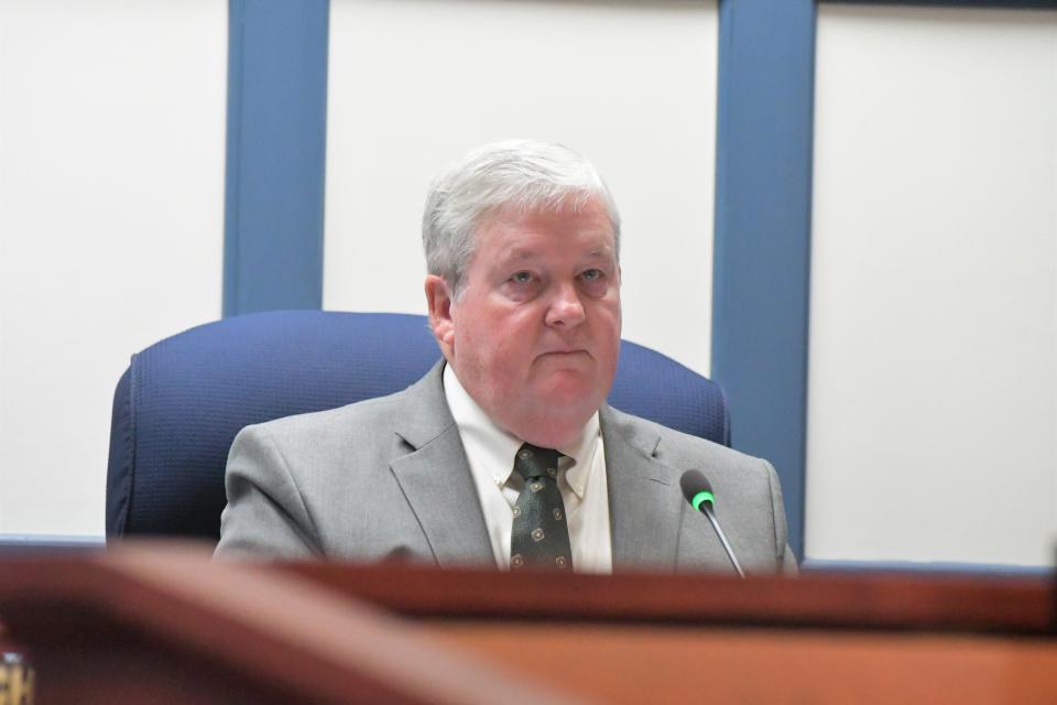 Sussex County Councilman John Rieley at a meeting March 19, 2024.