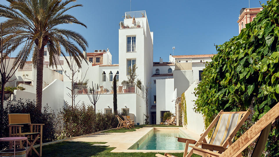 The pool area at Cristine Bedfor. - Credit: Daniel Schaefer