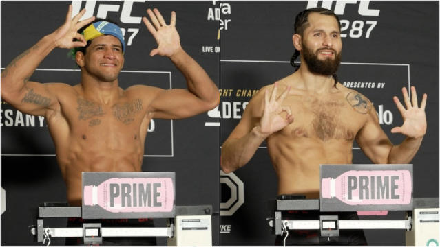 Ufc 287 Video Jorge Masvidal Gilbert Burns On Weight For Co Main Event 