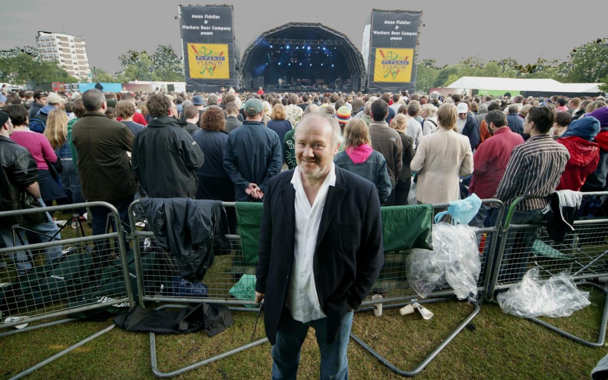 Vince Power at the Finsbury Park Fleadh in 2004