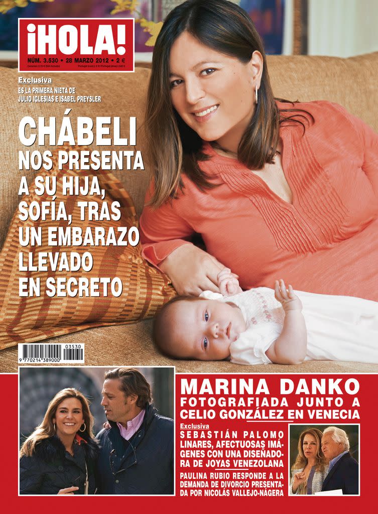 HOLA 4172 PORTADA DE ARCHIVO DE CHÁBELI CON SU HIJA SOFÍA