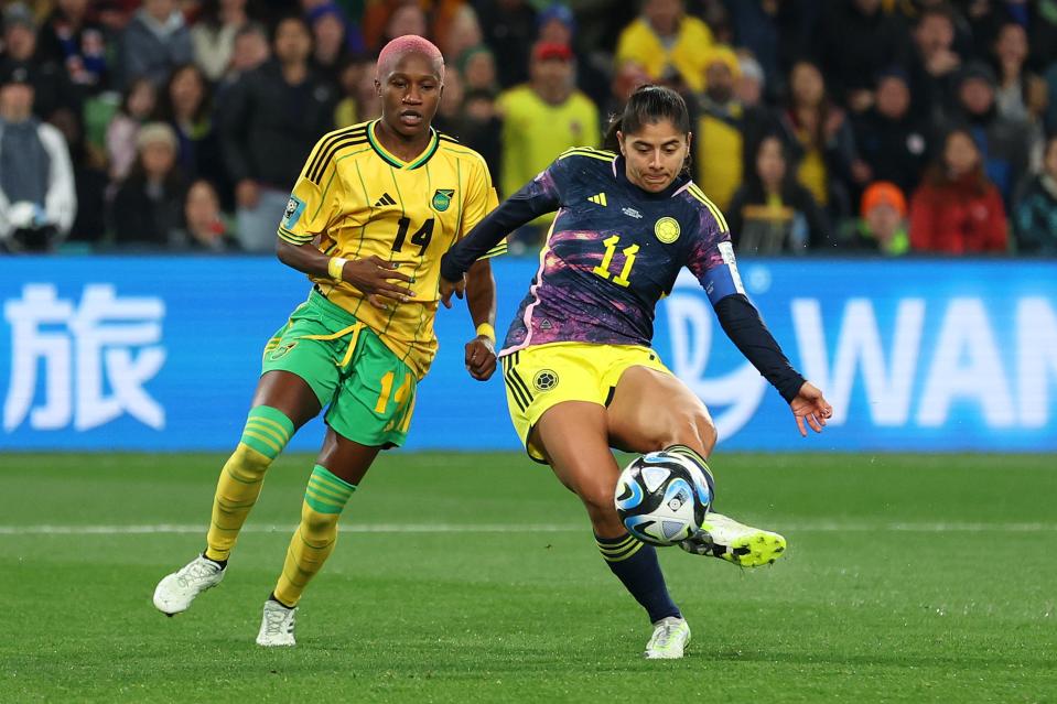 Usme scored Colombia’s winner against Jamaica (Getty Images)