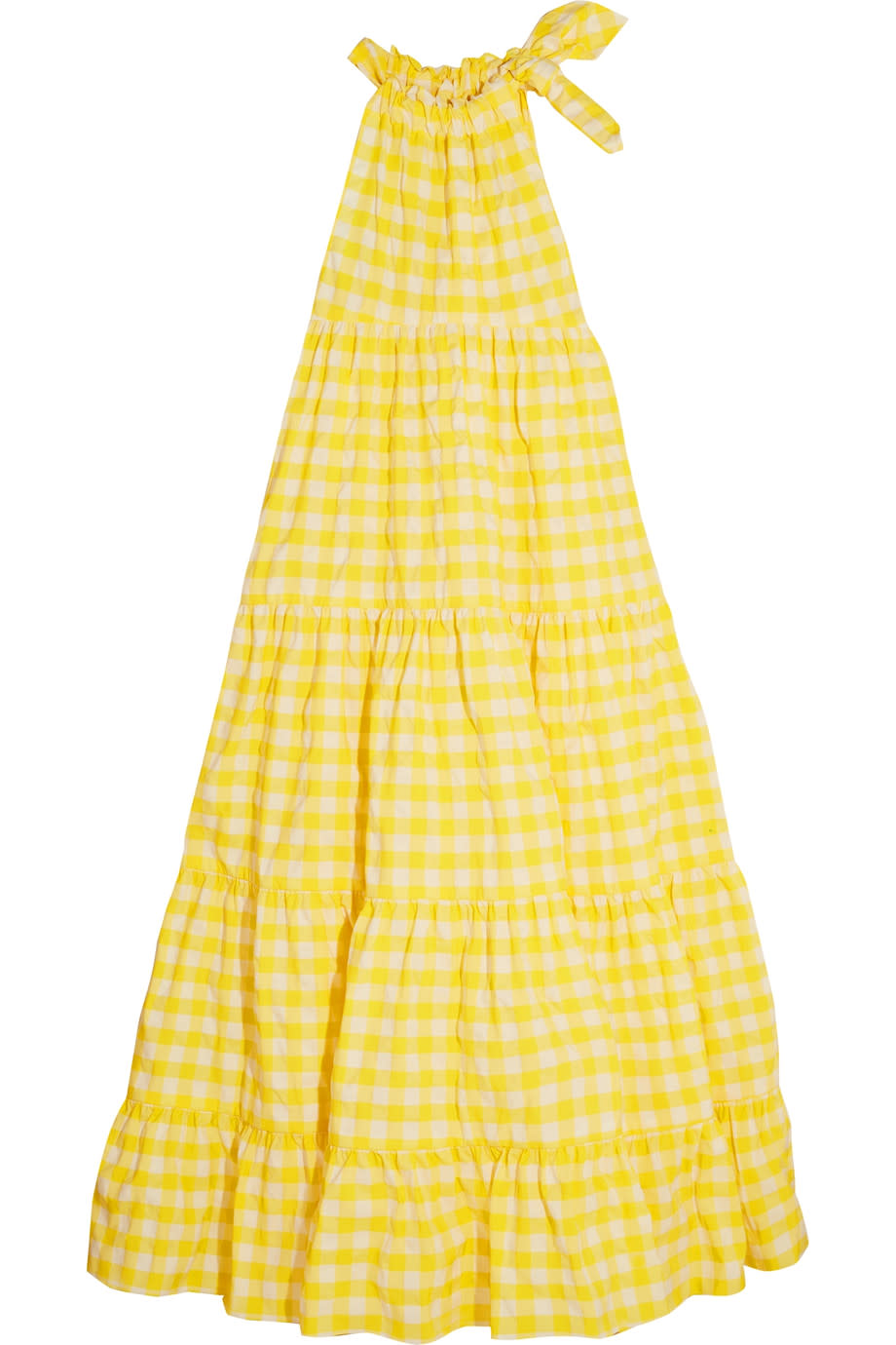 <p><a rel="nofollow noopener" href="https://www.net-a-porter.com/gb/en/product/805305/Marques_Almeida/gingham-twill-halterneck-maxi-dress" target="_blank" data-ylk="slk:Net-A-Porter, £660;elm:context_link;itc:0;sec:content-canvas" class="link ">Net-A-Porter, £660</a> </p>