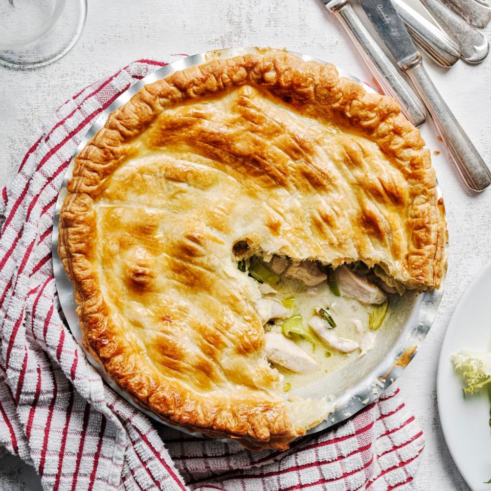 Angela Hartnett’s chicken, leek and tarragon pie: