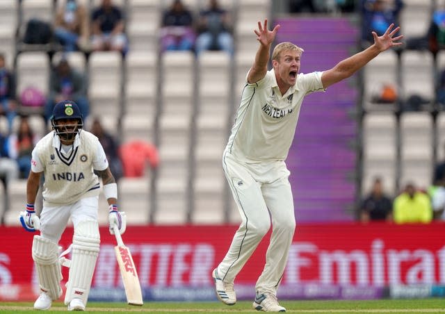 Kyle Jamieson took the prized wicket of Virat Kohli on day three