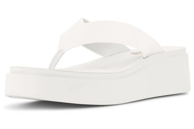 Buy white platform sandals Gibobby Womens Platform Sandals Summer Flip  Flops Slide Sandals Casual Toe Ring Sandal Flats Online at Lowest Price  Ever in India