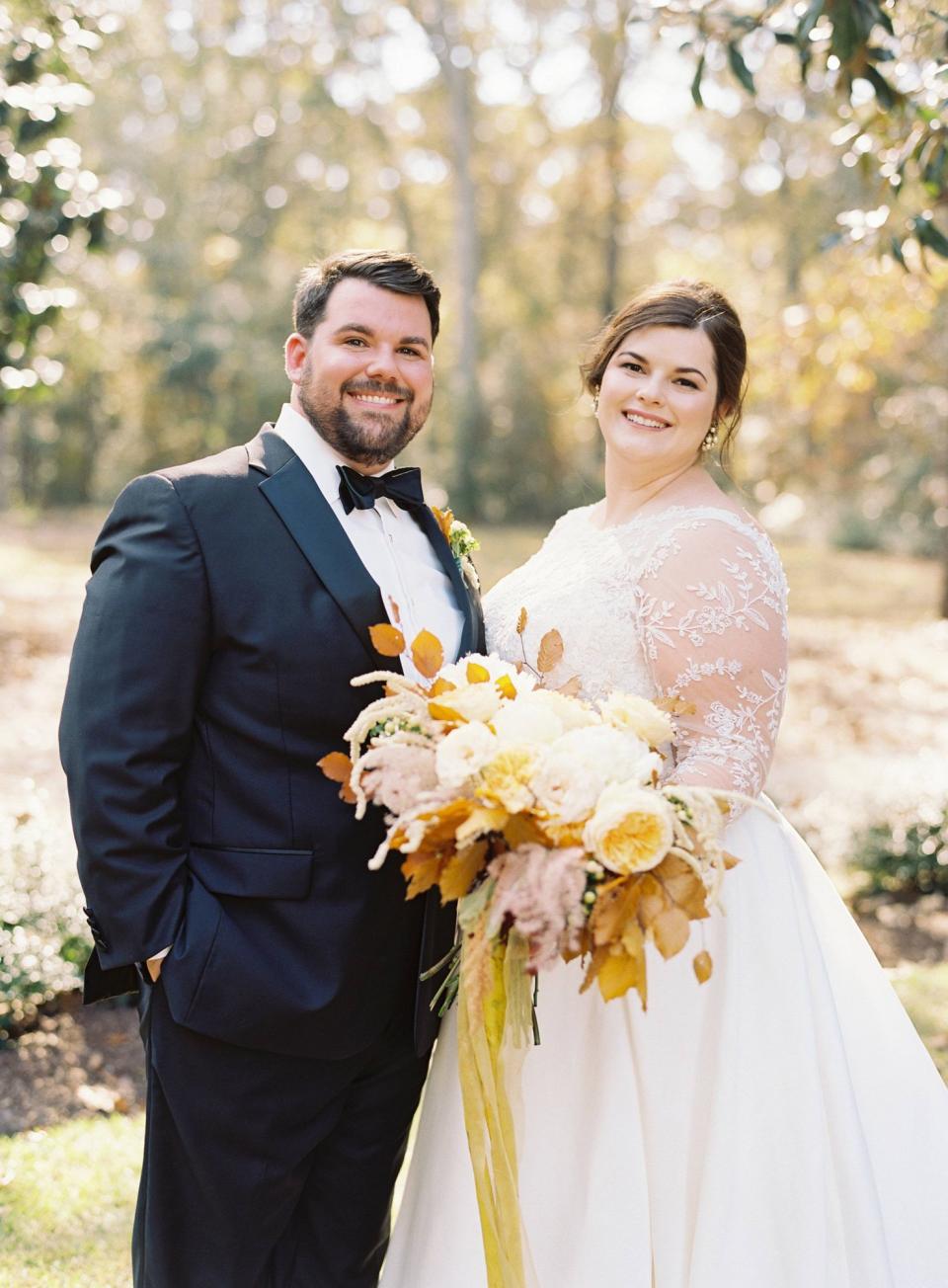 One Couple's Personalized Fall Wedding in South Carolina