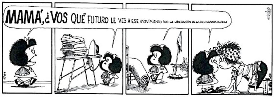 <span class="caption">Quino, viñeta de Mafalda.</span>