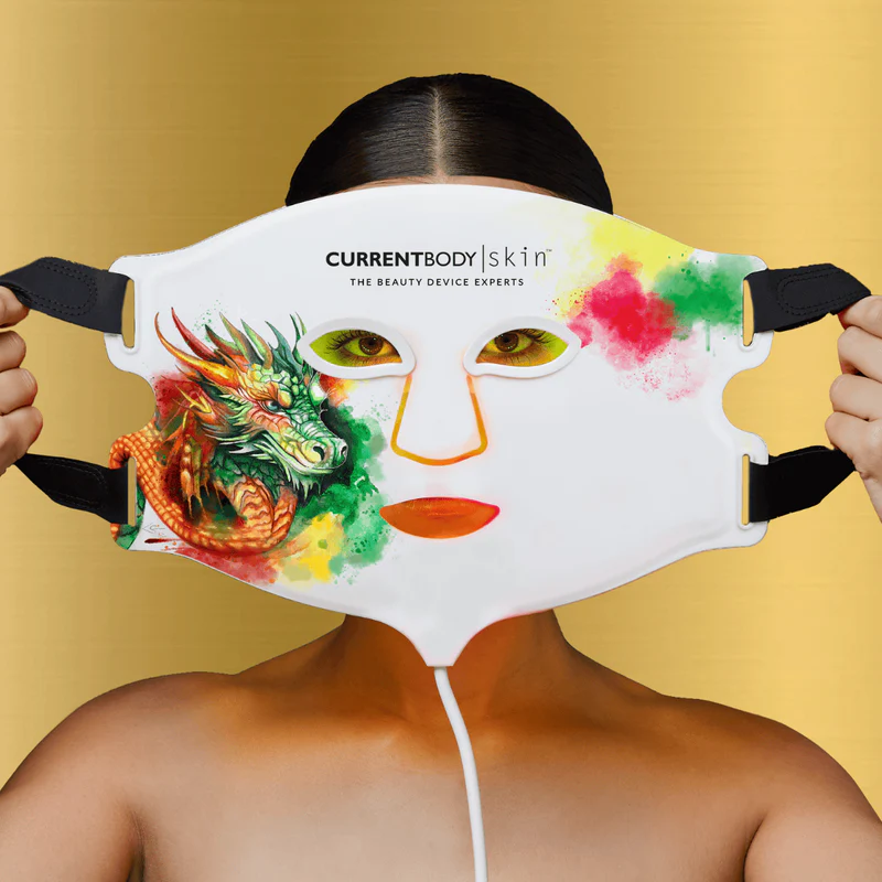 Get the new Currentbody 4-in-1 LED mask in limited-edition dragon motif. PHOTO: Currentbody