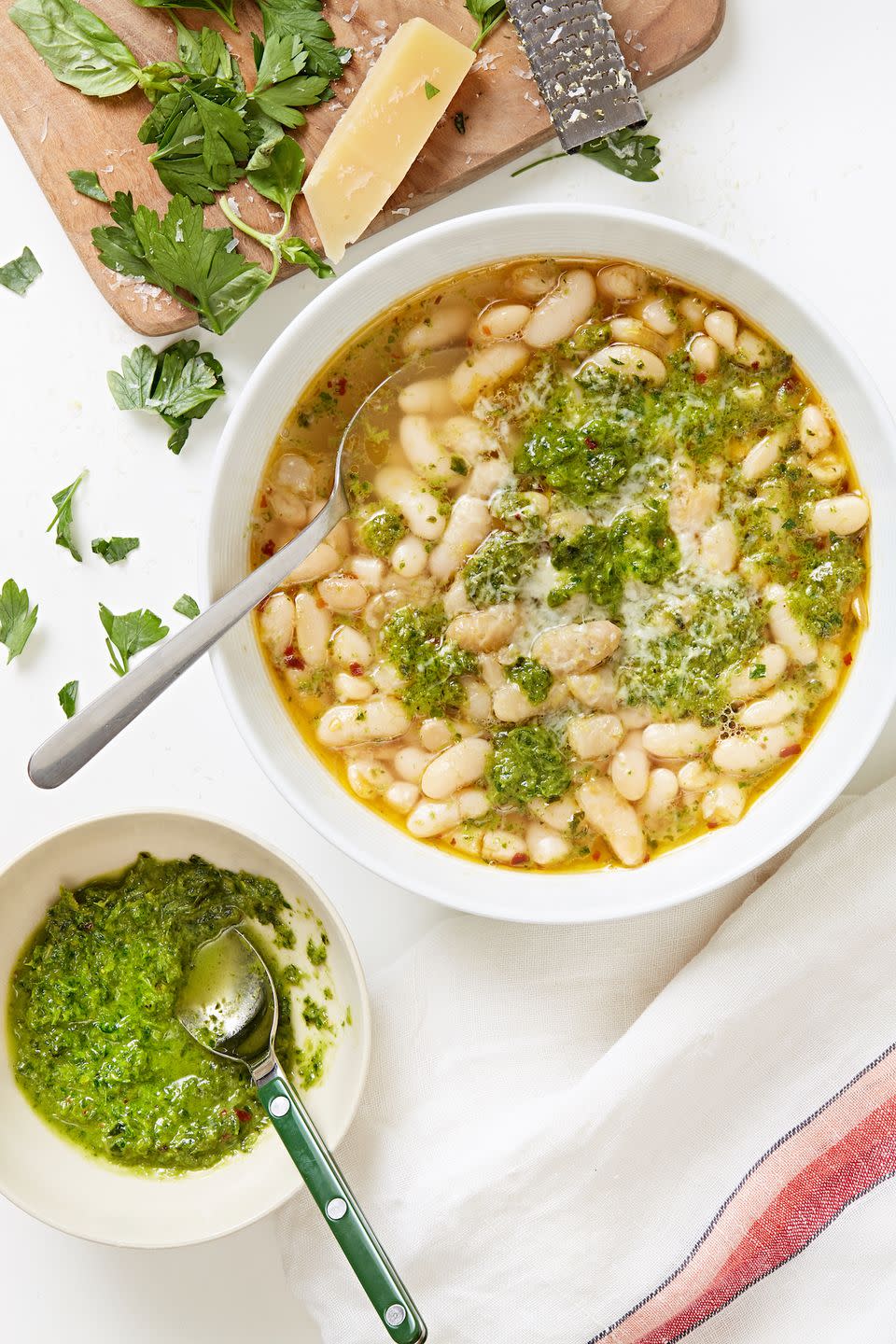 Cannellini Beans With Herb Sauce