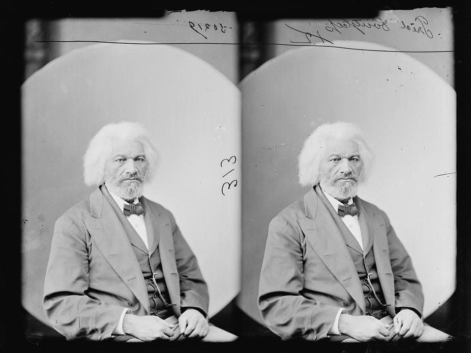 Glass negatives of Frederick Douglass, 1870-1880