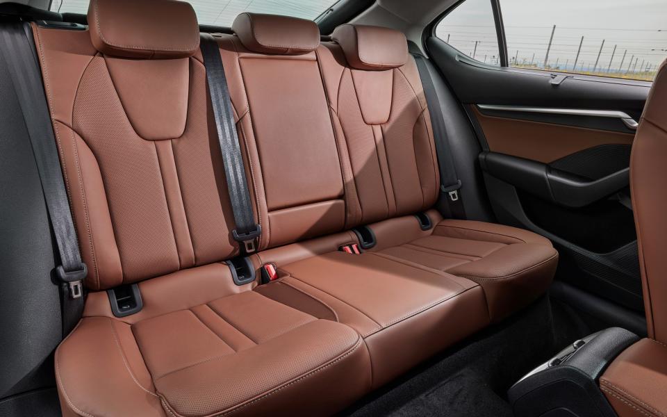 vThe Octavia's reputation for plentiful space remains in-tact when it comes to the rear of the car