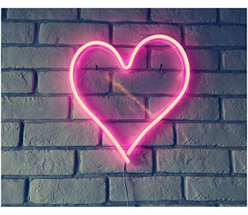 ChemCare Heart Shape LED Neon Light Sign (Amazon / Amazon)