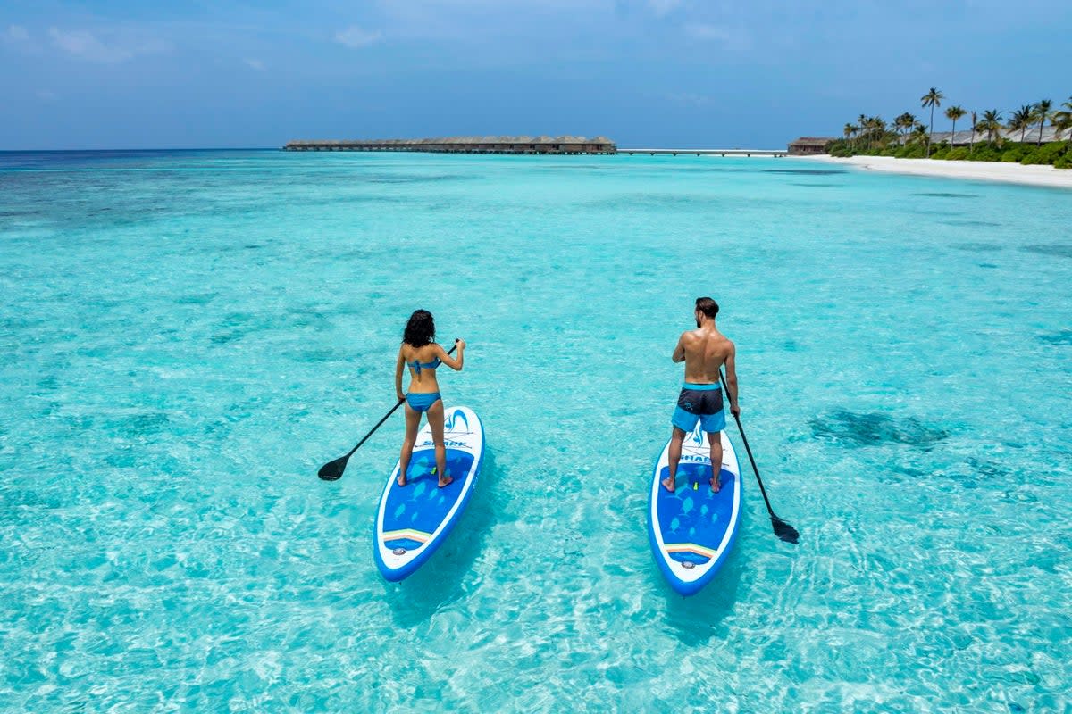 No kids in tow? Check into an adults-only luxury resort in the Maldives (Hurawalhi)