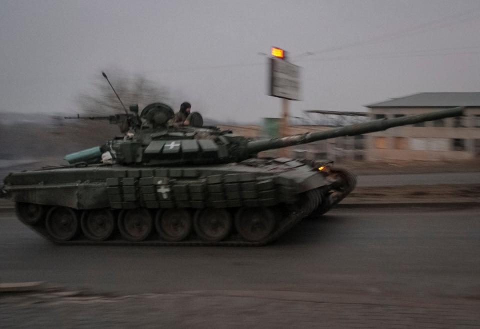 To assist Ukrainians in their fight against Russia, the UK is sending 14 Challenger 2 tanks to Kyiv (Reuters)