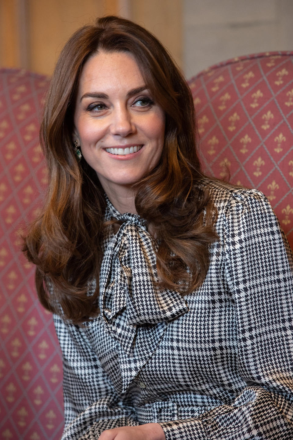 Kate Middleton wore a similar design for a royal engagement to Bradford in January (Getty Images)
