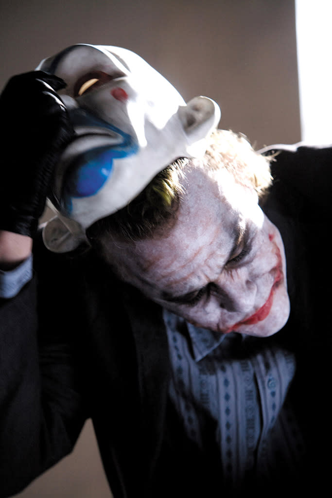 The Dark Knight Production Stills 2008 Heath Ledger