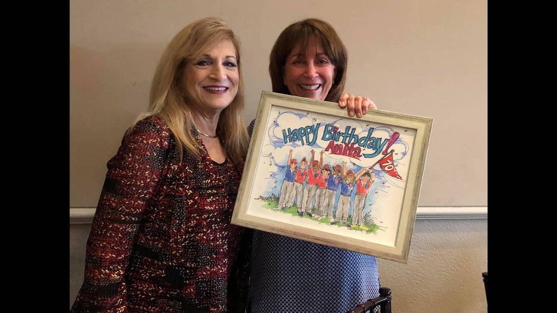 Children’s book illustrator Nancy Simons Sica and author Anita Meyer Meinbach collaborated with David Meinbach on “What Luck!” about a child’s determination to succeed.