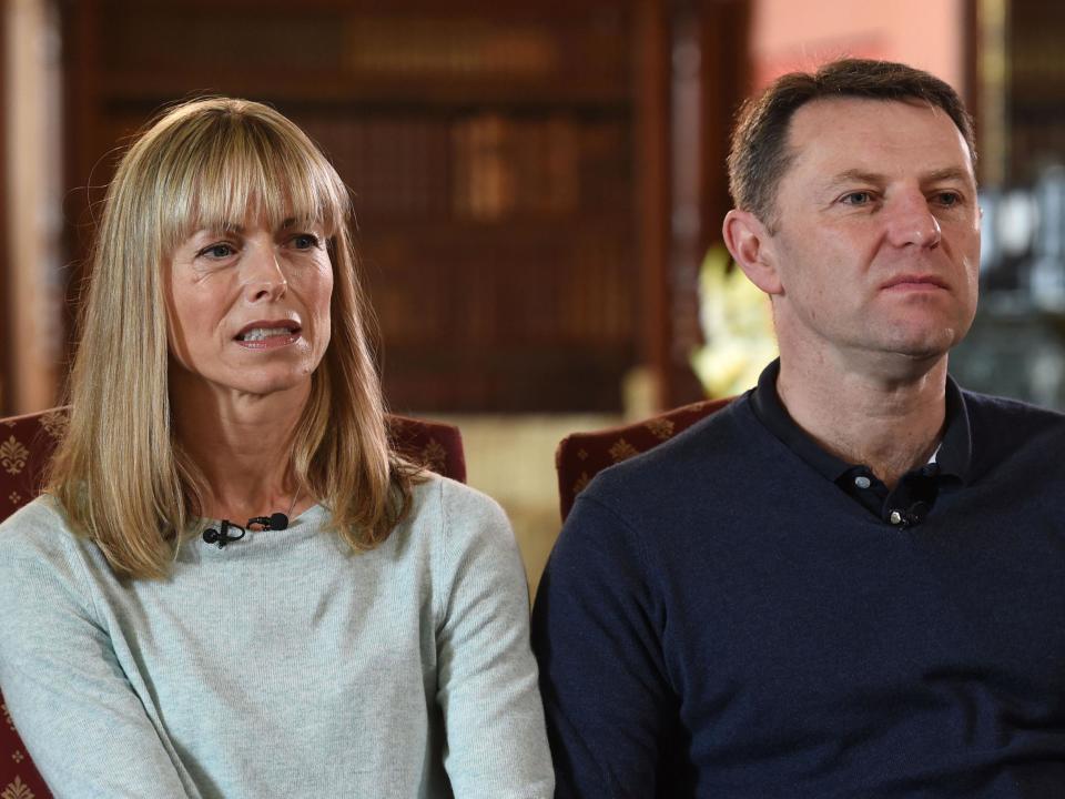 Kate and Gerry McCann (Joe Giddens/PA Wire)